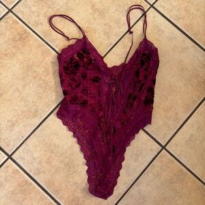 Vintage Victoria Secret Lace Teddy